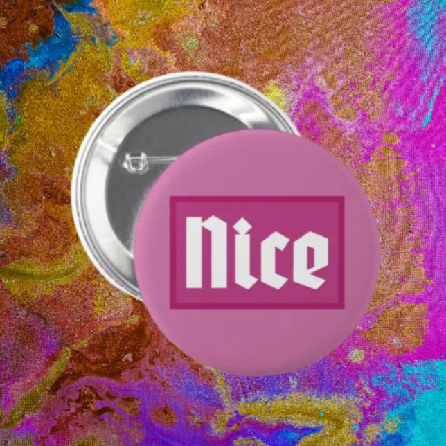 Botón de tipografía de caja rosa agradable (Subido por el creador)