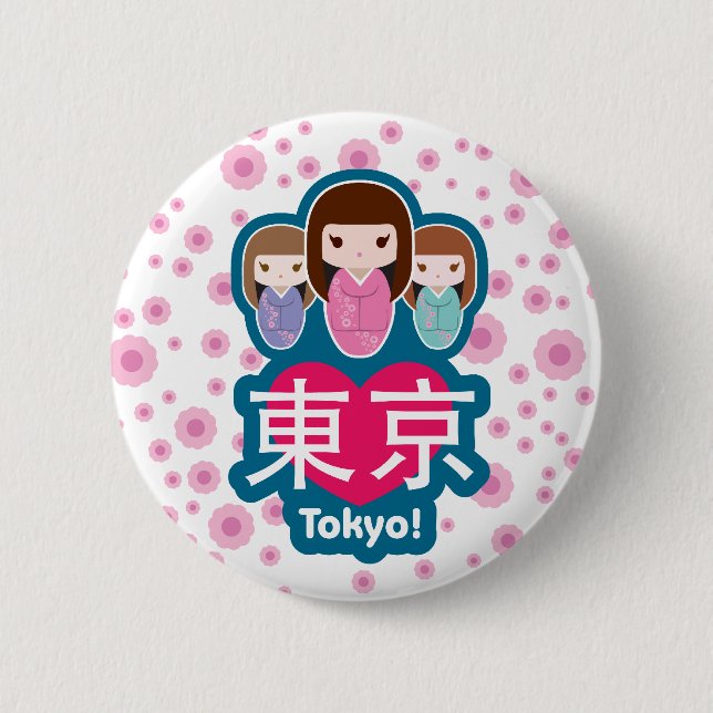 Botón de Tokio del amor (Anverso)