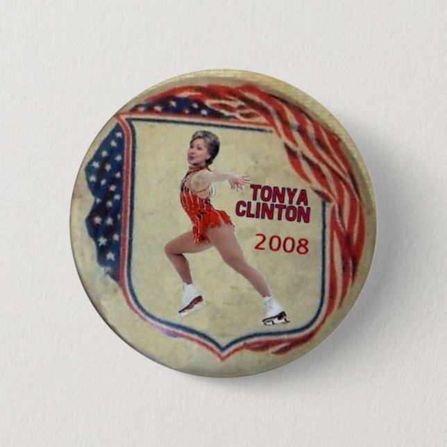 Botón de Tonya Clinton (Anverso)