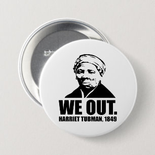 botón de Tubman Harriet de salida