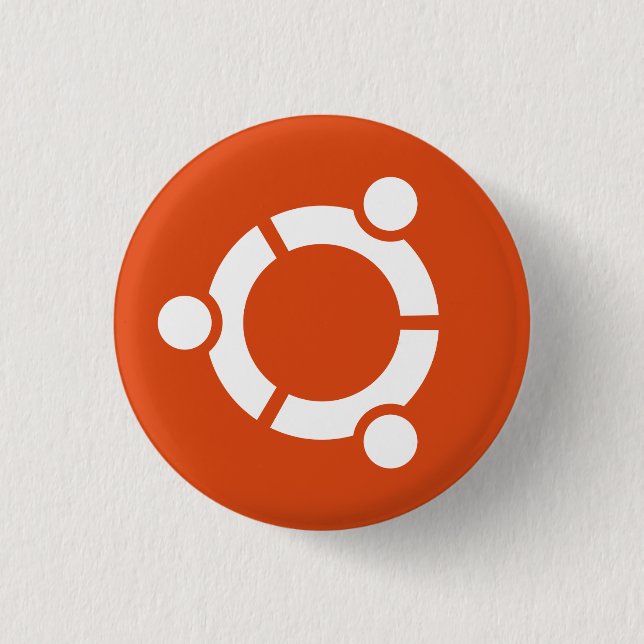 Botón de Ubuntu (Anverso)