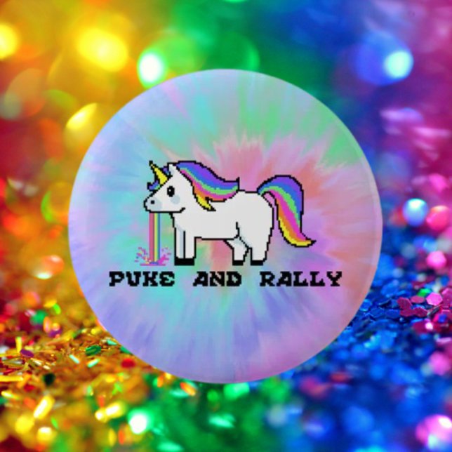 botón de unicornio arco iris de Puke & Rally | Tej (Subido por el creador)