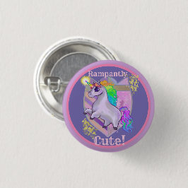 botón de unicornio de corte rampantano