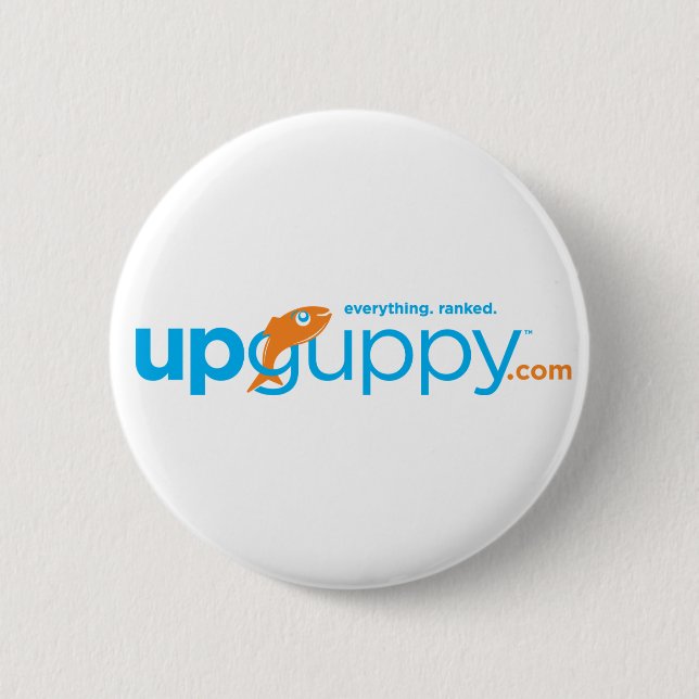 Botón de UpGuppy (Anverso)