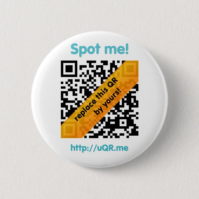 botón de uQR.me (Anverso)