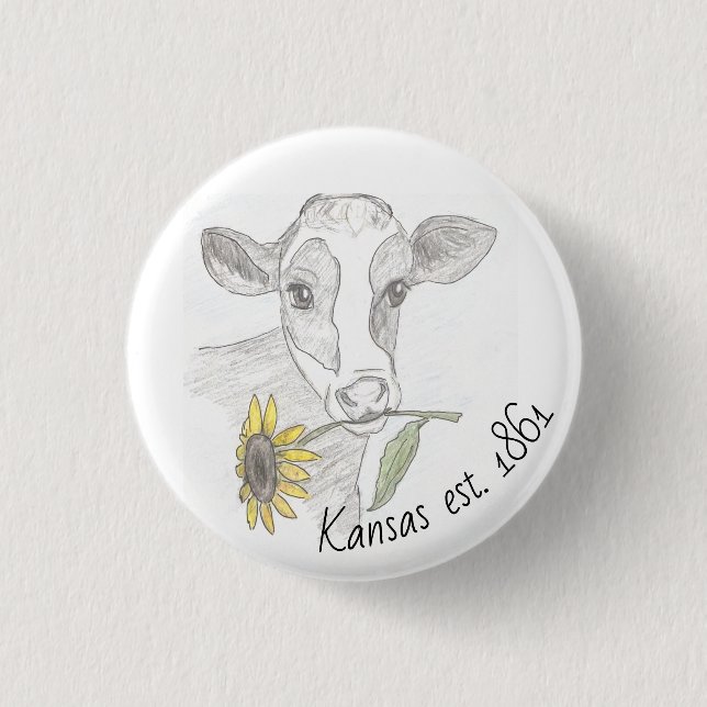 Botón de vaca de Kansas (Anverso)
