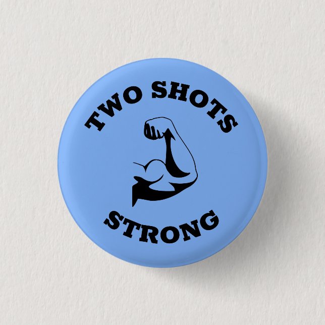 Botón de vacunación fuerte (Anverso)