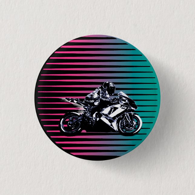Botón de Vaporwave Moto (Anverso)