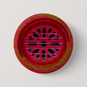 botón de ventana de mandala roja