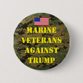 Botón de Veteranos de la Marina Contra Trump
