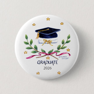 Botón de victoria de graduación Clase de 2026