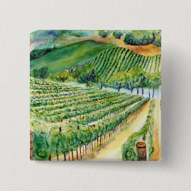 botón de viñedos de California (Anverso)