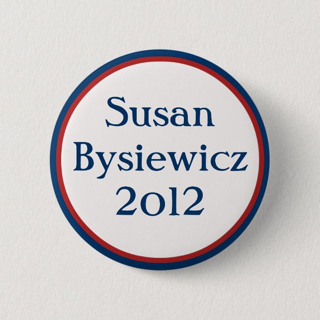 Botón de VintageSusan Bysiewicz (Anverso)