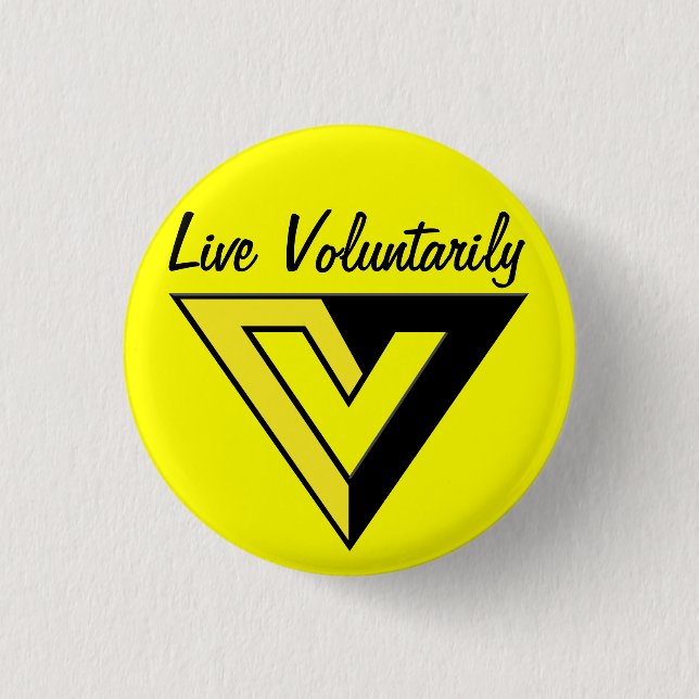 Botón de Voluntaryist (Anverso)