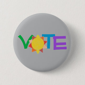 Botón de voto GOTV / Votar con sol