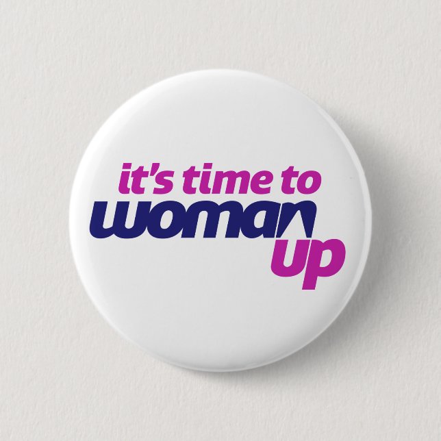 Botón de WomanUp (Anverso)