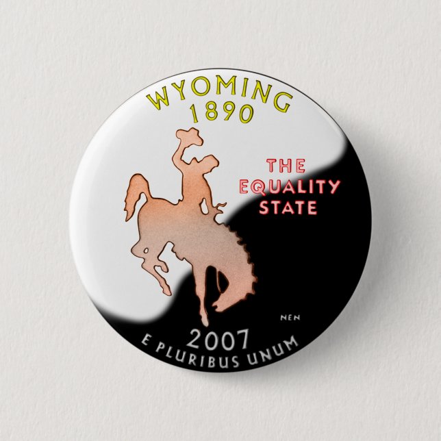 Botón de Wyoming (Anverso)