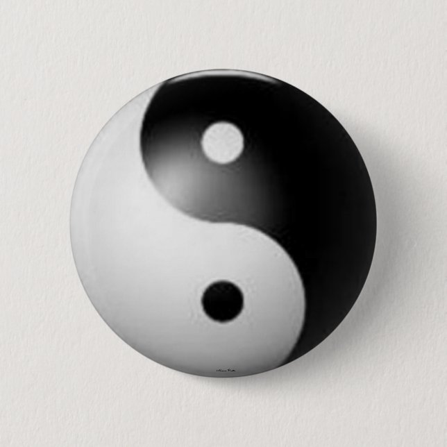 Botón de Yin y de Yang (Anverso)