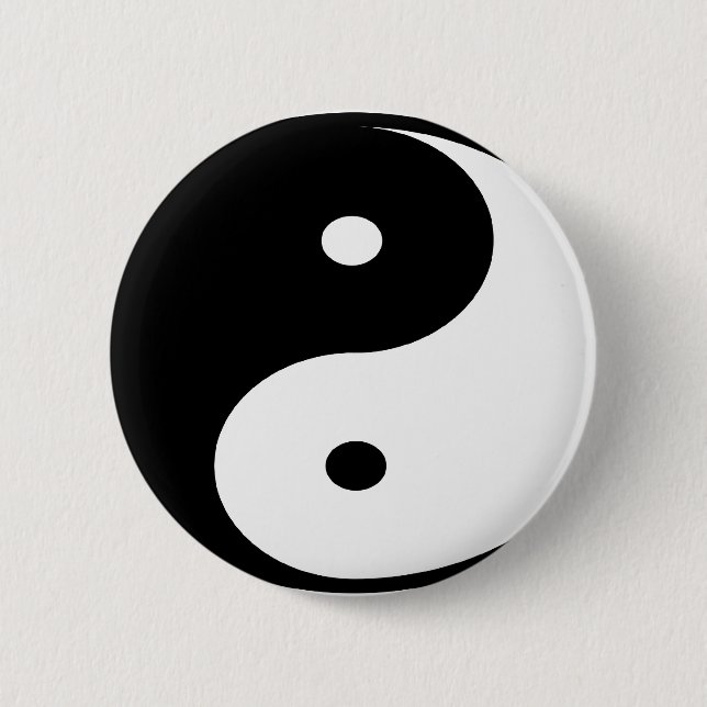 BOTÓN DE YING YANG (Anverso)