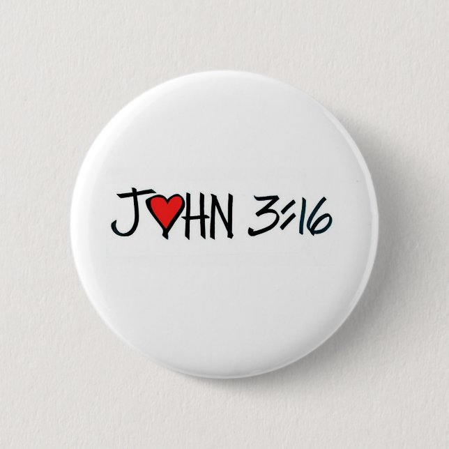 Botón del 3:16 de Juan (Anverso)