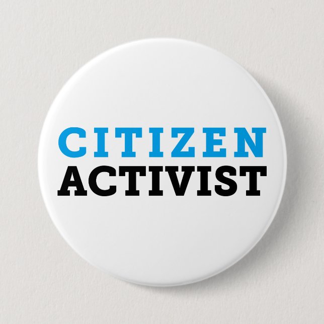 Botón del activista del ciudadano (Anverso)
