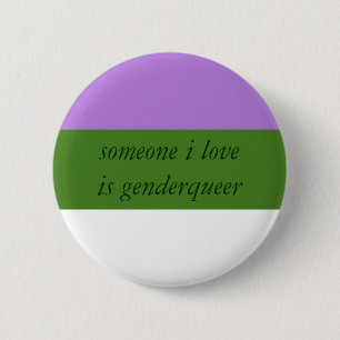 Botón del aliado de Genderqueer