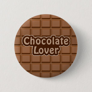 Botón del amante del chocolate