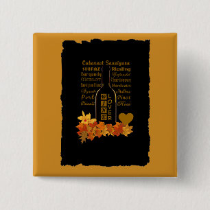 Botón del amante del vino