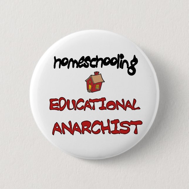 botón del anarquista del homeschool (Anverso)