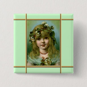 Botón del ángel del Victorian