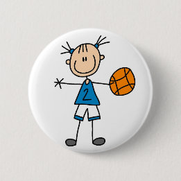 Botón del baloncesto del deporte