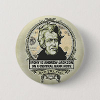 Botón del banco central de Andrew Jackson