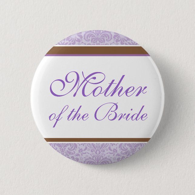 Botón del banquete de boda de la lavanda (Anverso)