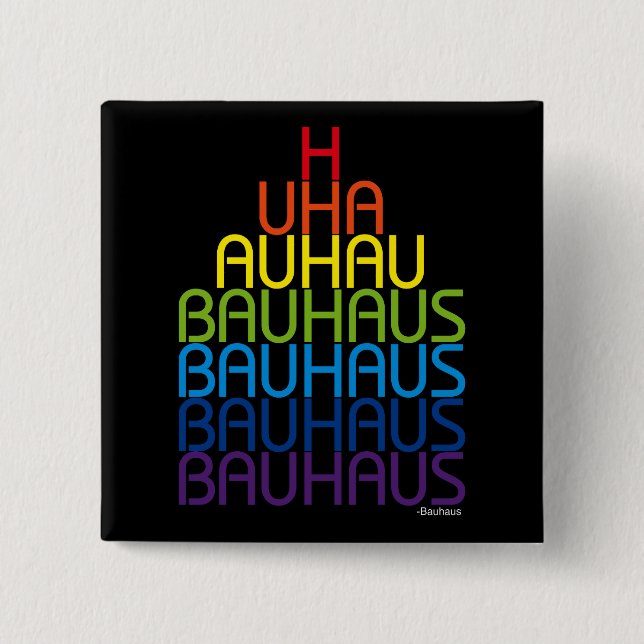 Botón del Bauhaus (Anverso)