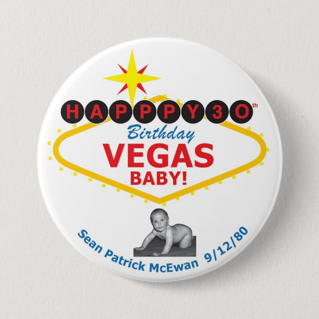 Botón del bebé de Vegas (Anverso)