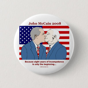 Botón del beso de Bush-McCain