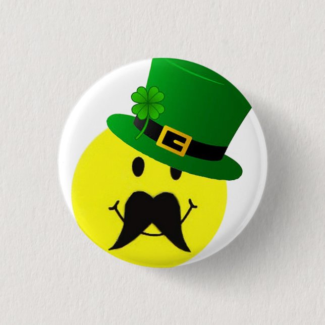 Botón del bigote del Leprechaun (Anverso)
