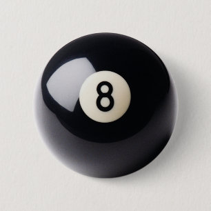 Botón del billar 8-Ball de los billares