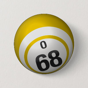 Botón del bingo de O 68