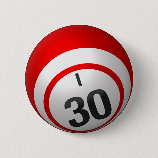 Botón del bingo I 30 (Anverso)