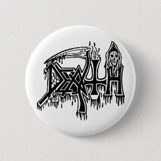 Botón del blanco del logotipo de la escuela vieja