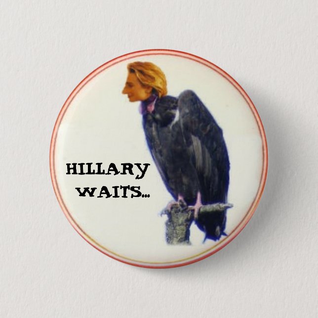 Botón del buitre de Hillary (Anverso)