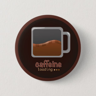 Botón del cargamento del cafeína
