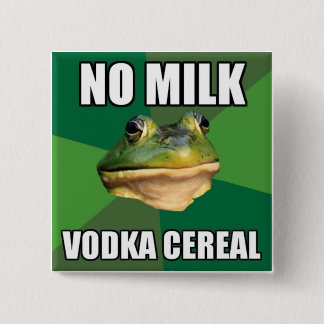Botón del cereal de la vodka