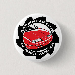 Botón del club del coche de Saturn
