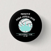Botón del club del voleibol de Haikyuu el | Aoba
