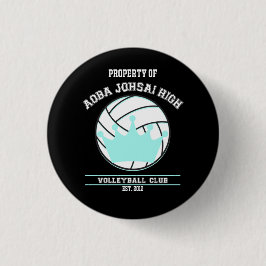 Botón del club del voleibol de Haikyuu el | Aoba