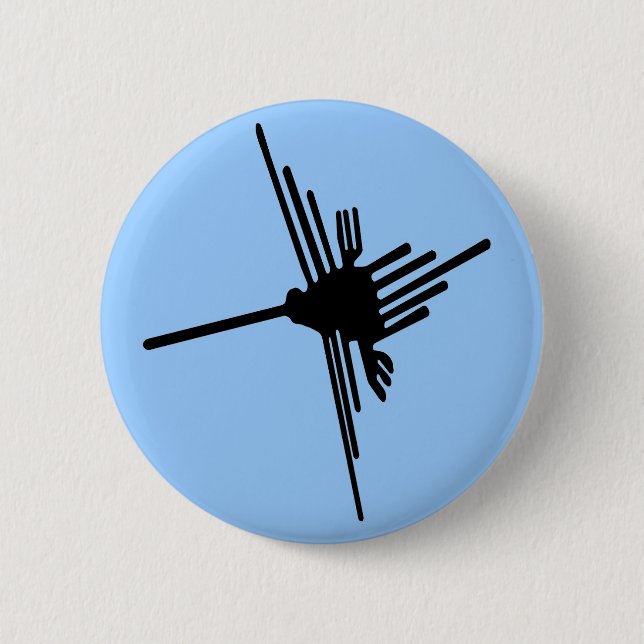 Botón del colibrí de Nazca (Anverso)