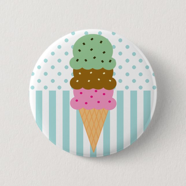 Botón del cono de helado (Anverso)