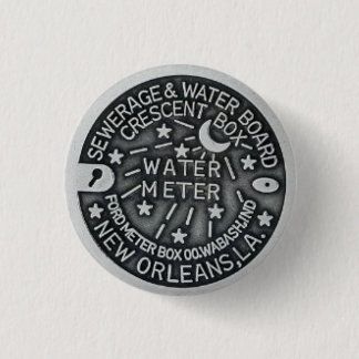 Botón del contador del agua de New Orleans